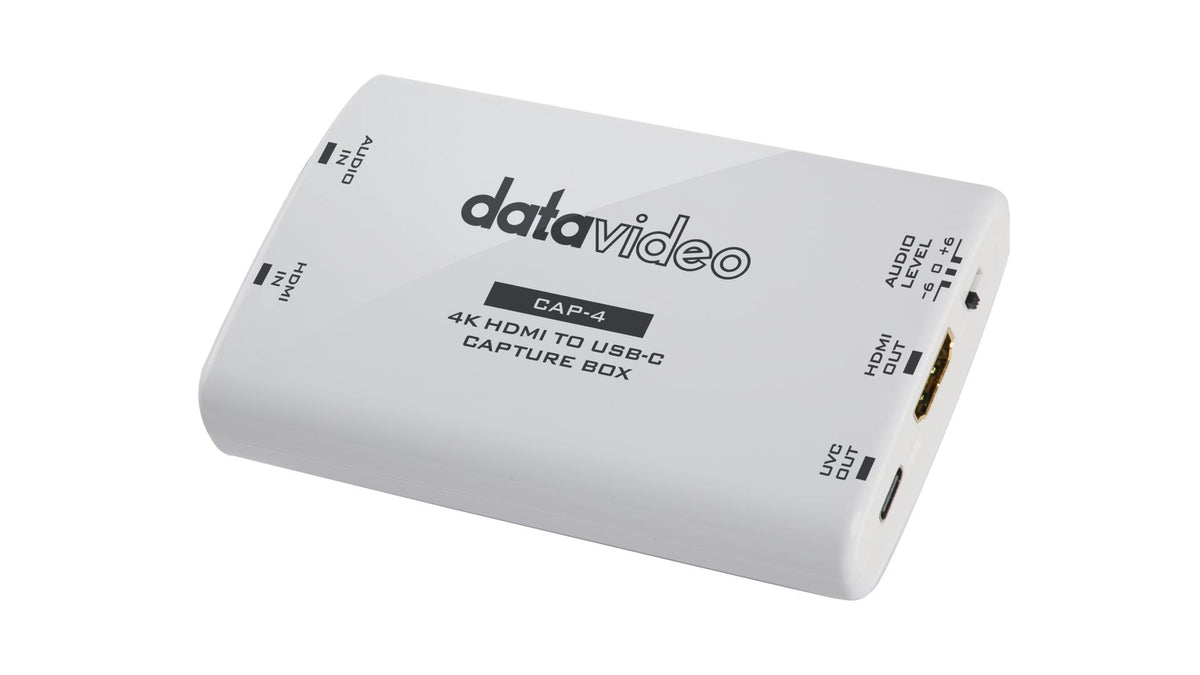 Datavideo CAP-4 4K HDMI to USB-C Capture Box