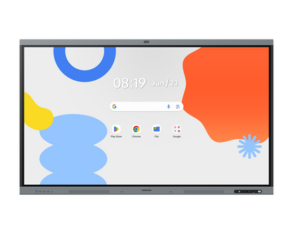 Samsung WAFX-P series 4K interactive flat panel display, front view
