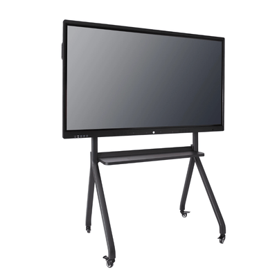 Black Box mobile floor stand trolley for interactive flat panels, front view