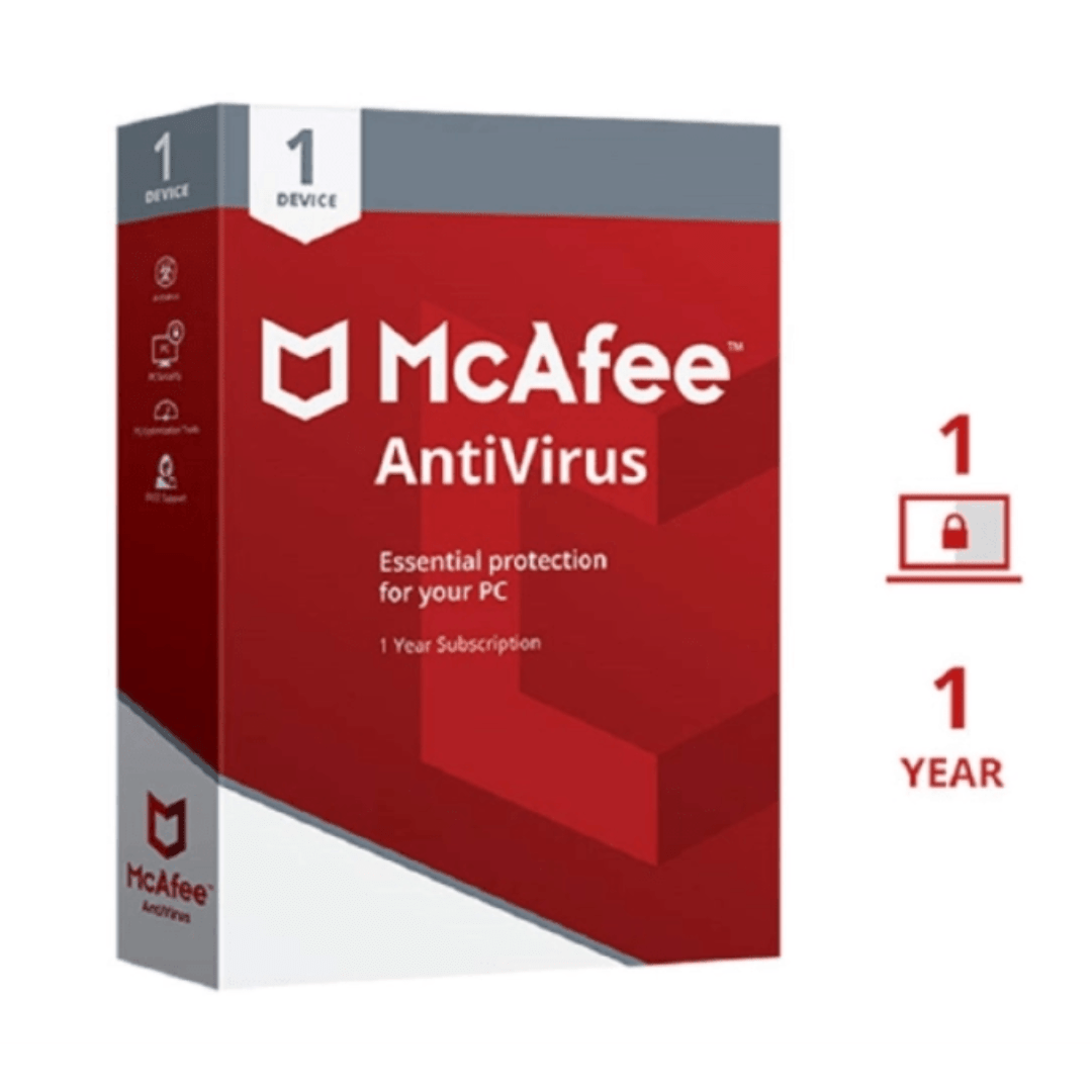 McAfee Antivirus 1 Pc 1 Year - Universal AV Solutions