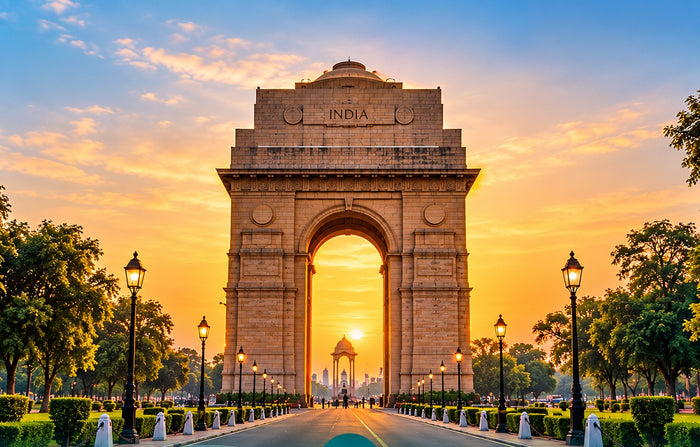 India Gate, New Delhi, representing Universal AV Solutions' New Delhi corporate office