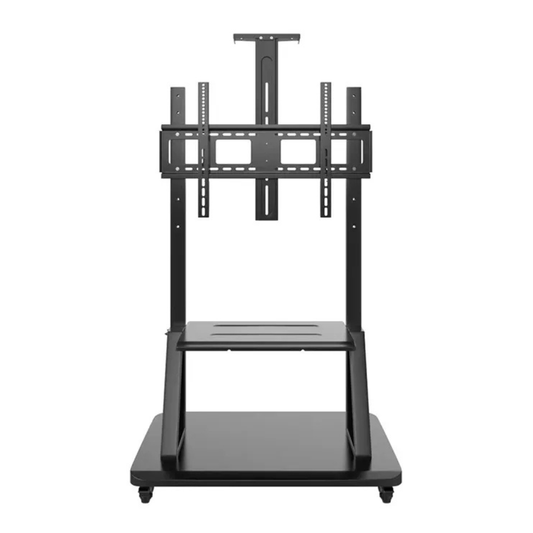 Portable Floor Stand for Smart TV Rolling Cart for Interactive Flat Panel Displays - Universal AV Solutions