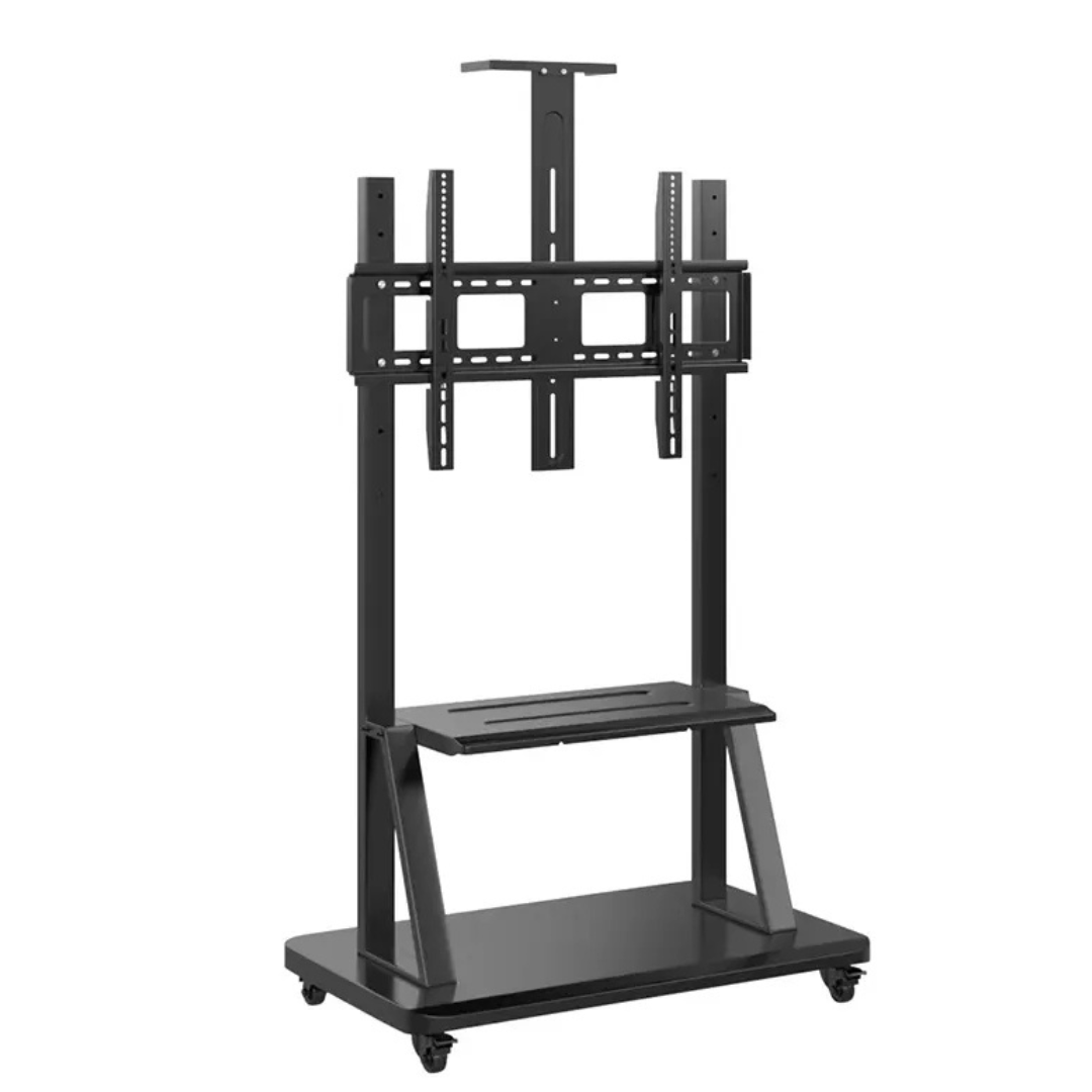 Portable Floor Stand for Smart TV Rolling Cart for Interactive Flat Panel Displays - Universal AV Solutions