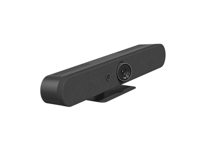 Logitech Rally Bar Mini all-in-one video bar with AI Viewfinder and beamforming microphones