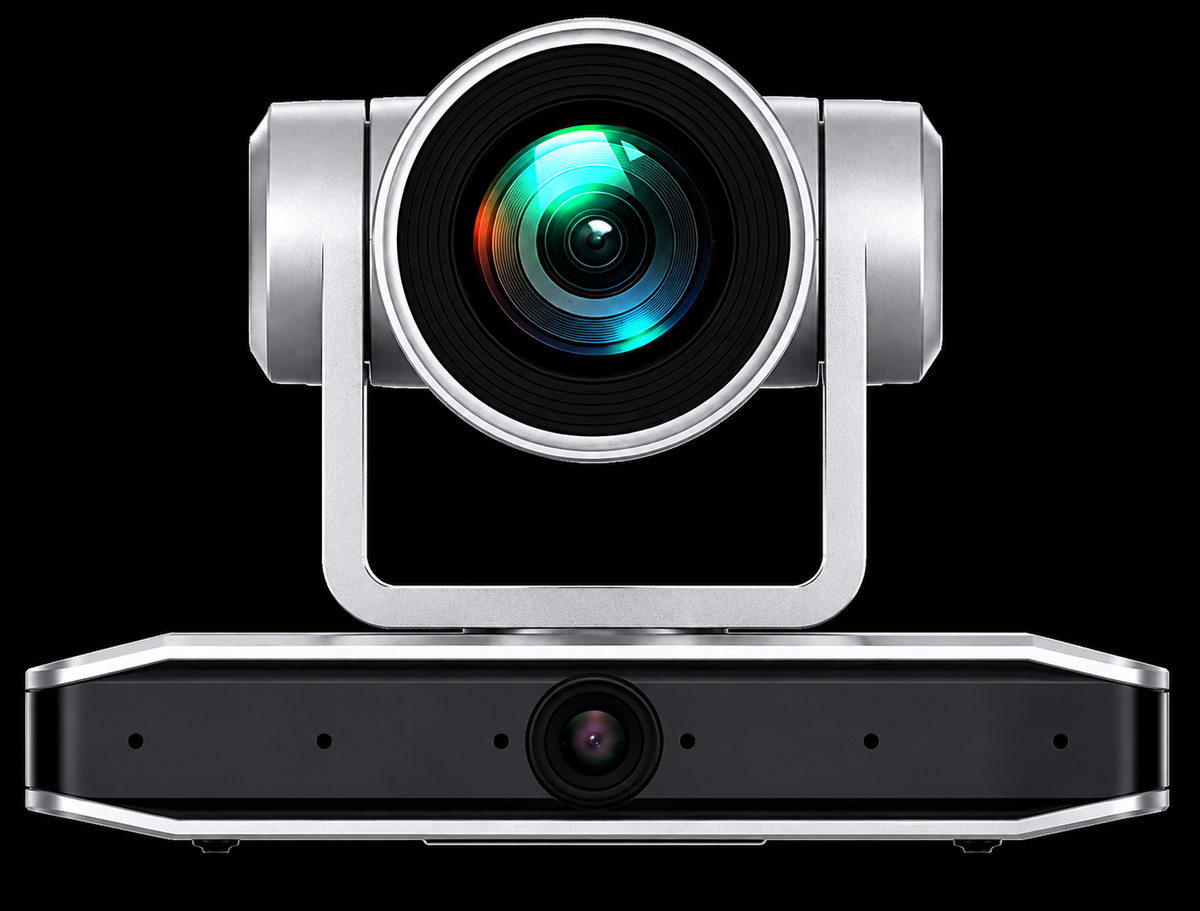 Rocwave ORION RW-OR12 4K dual-lens PTZ camera, front view
