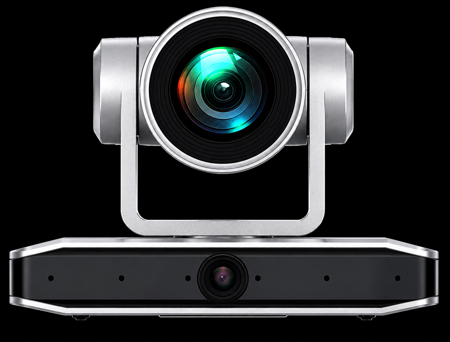 Rocwave ORION RW-OR12 4K dual-lens PTZ camera, front view
