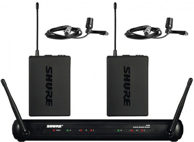 Shure SVX188/CVL dual lapel wireless microphone system - view 1 of 8