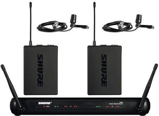 Shure SVX188/CVL Dual Lapel Wireless Microphone System - Universal AV Solutions