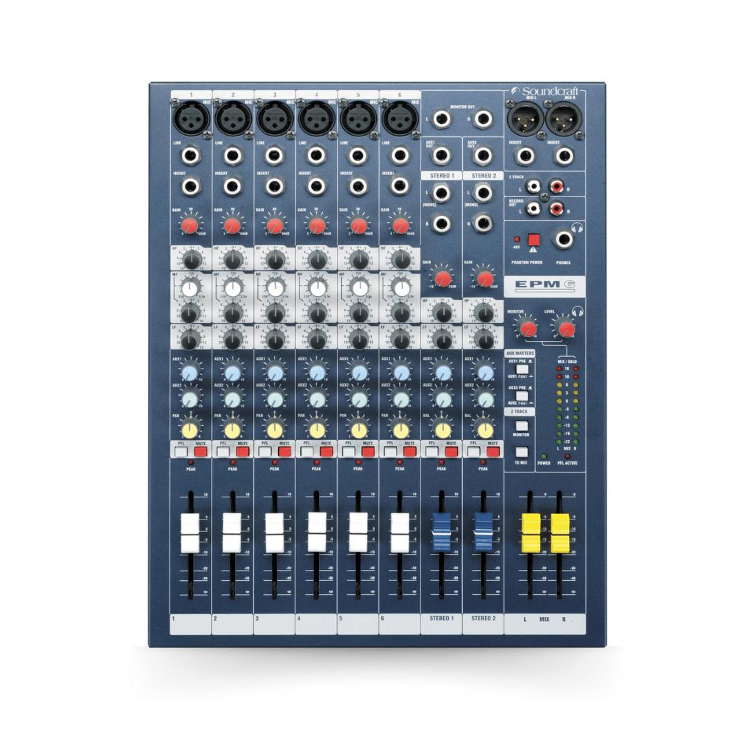 Soundcraft EPM 6CH CONSOLE EU - Universal AV Solutions