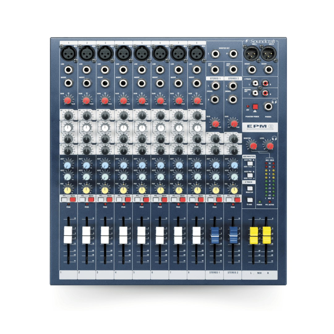 Soundcraft EPM 8CH CONSOLE EU - Universal AV Solutions