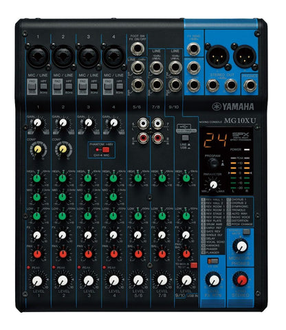 Yamaha 10 Channel Analog Mixer MG10XU - Universal AV Solutions