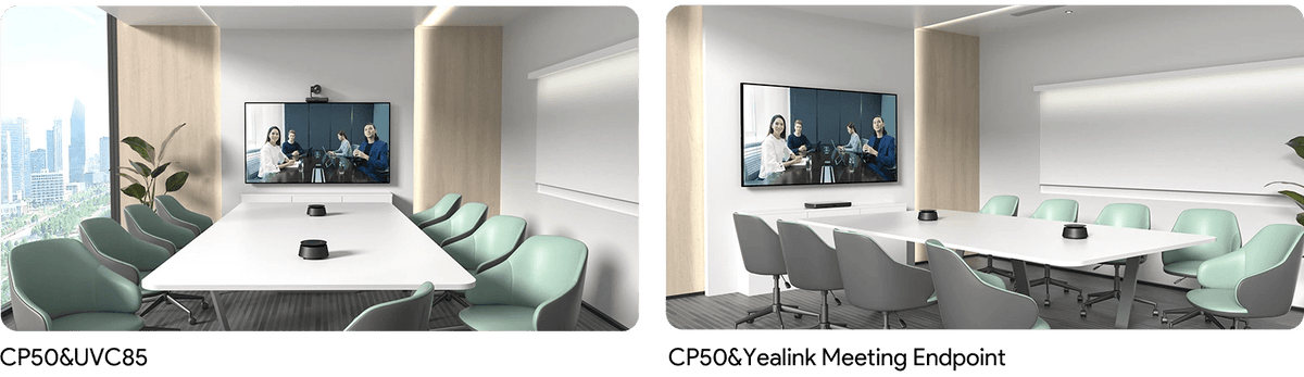 Yealink CP50 Conference Speakerphone with 8-Mic Array, Bluetooth & USB-C - Universal AV Solutions