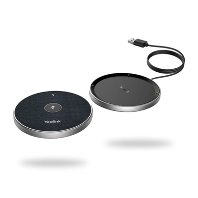Yealink VCM36-W wireless conference microphone, front view